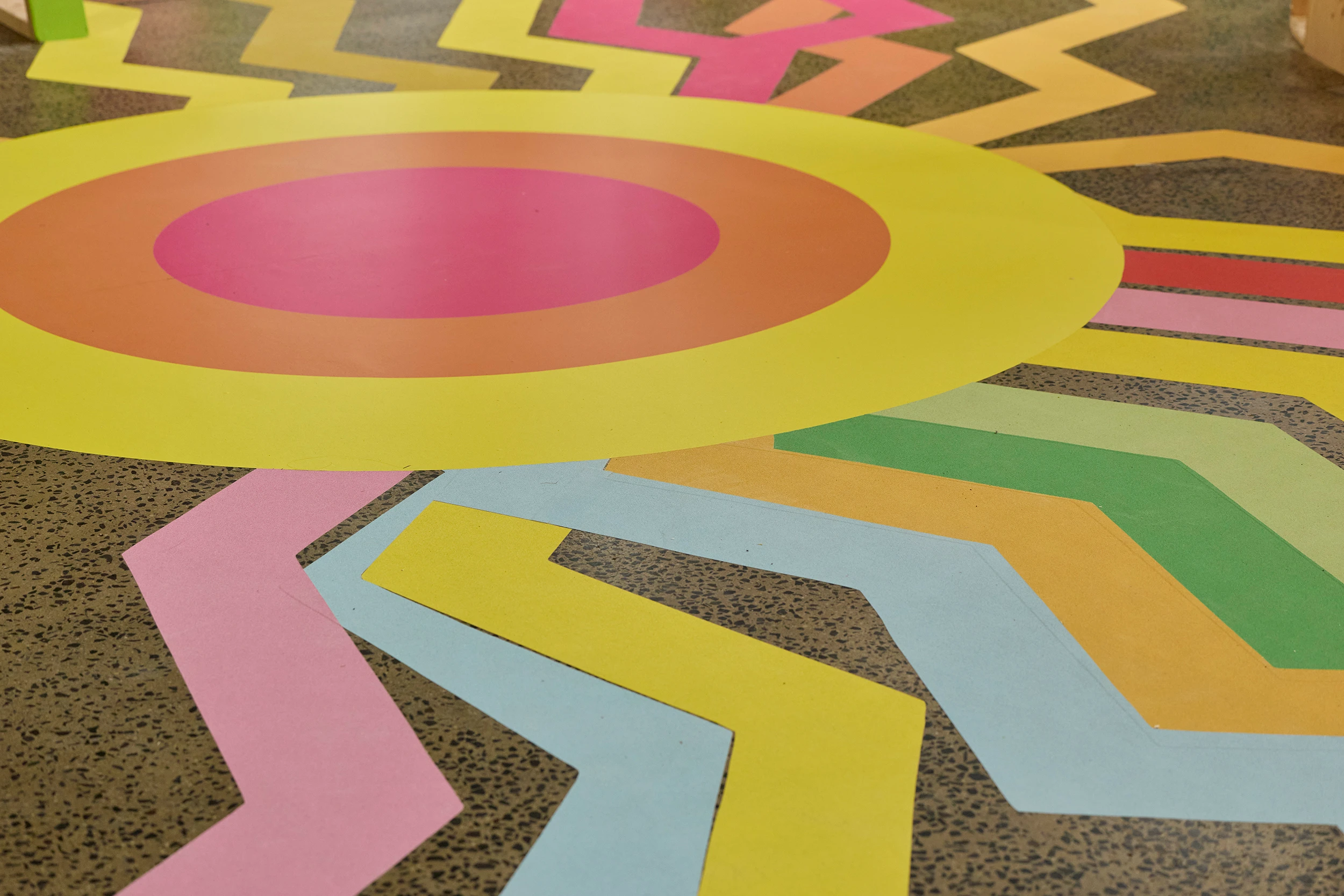 ​​London Artist Morag Myerscough’s Bright, Colourful World Arrives at Sunnyside  